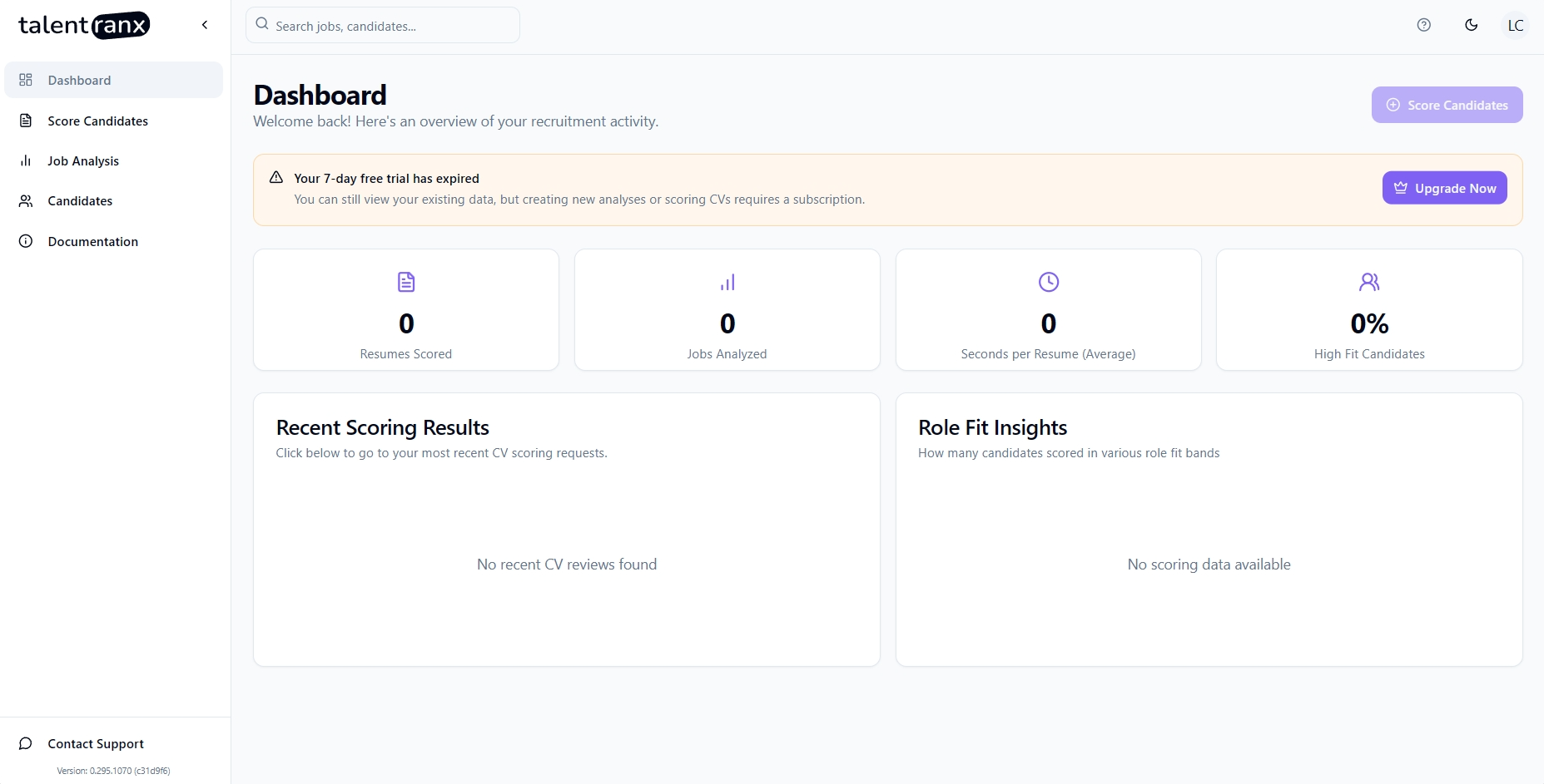 Free Trial Limit Reached Banner